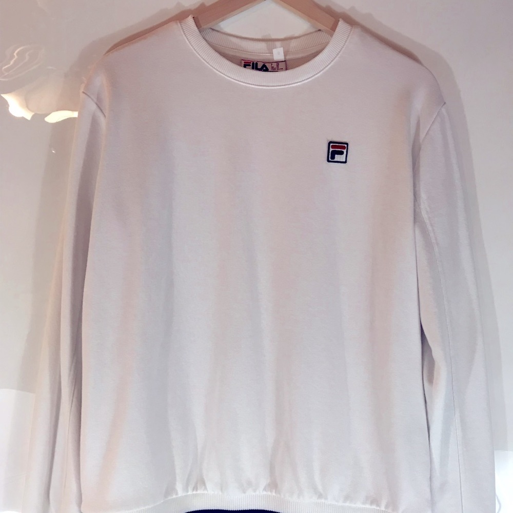 FILA White Crewneck Sweater